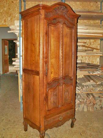 armoire chene restauree